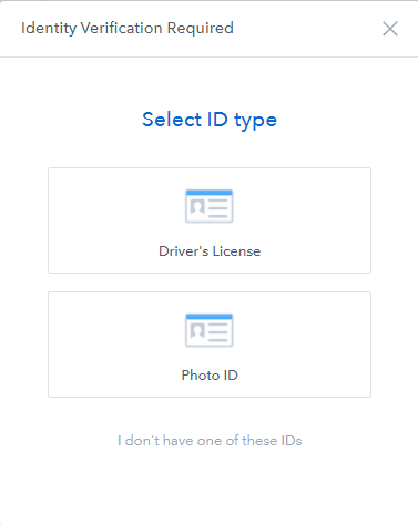 Select ID Type