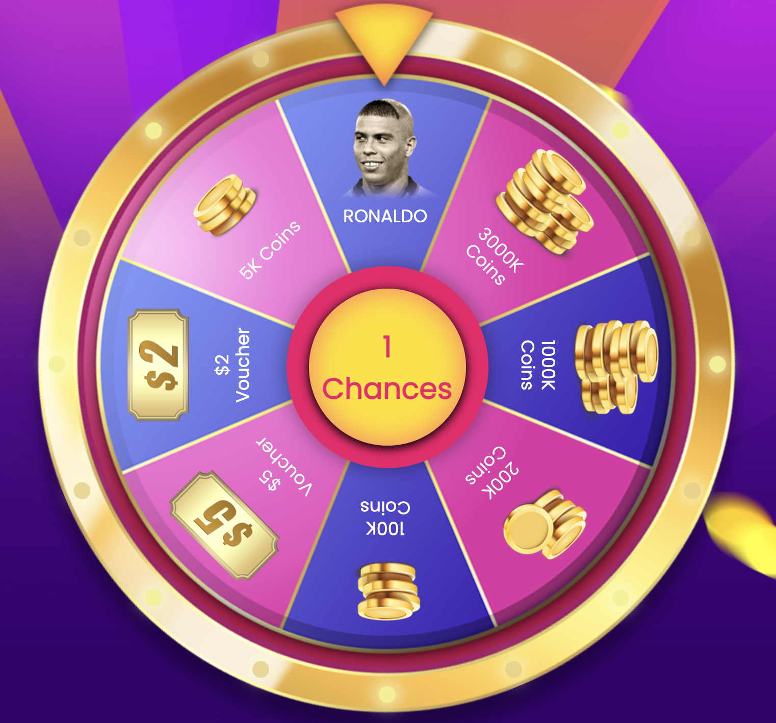 New Users: Free Coins & Spin for Icon Ronaldo